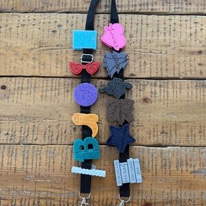 Strap with Taylor Swift Belt and Bag Charms  with Charm Lock Adapters